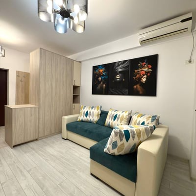 Location d’un appartement lumineux et chaleureux de 2 pièces, Chiajna, Bucarest, Roumanie